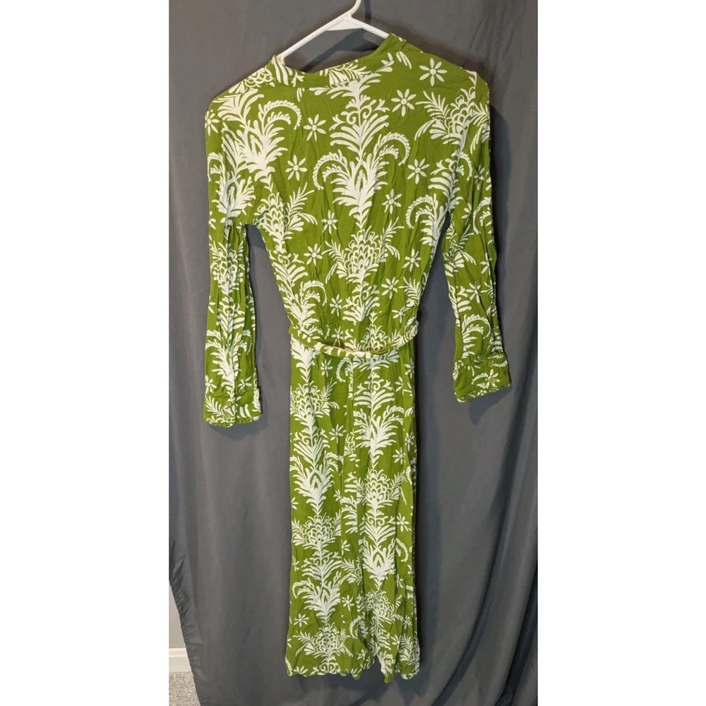 Zara Woman's Small Greena And White Dress - Picture 2 of 5